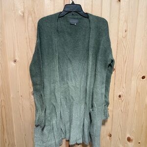 Anthropologie Olive Green Ombré Cardigan